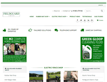 Tablet Screenshot of fieldguard.com